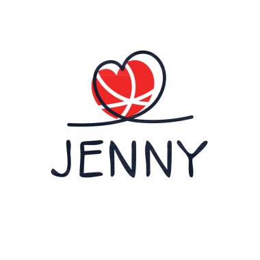 (Kaligrafi adı, Vektör illüstrasyonu.