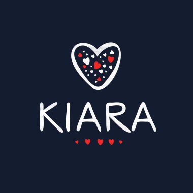 (Kaligrafi adı, Vektör illüstrasyonu.