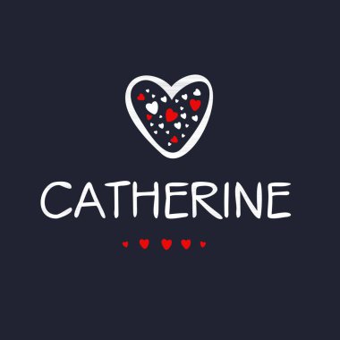 (Kaligrafi adı, Vektör illüstrasyonu.