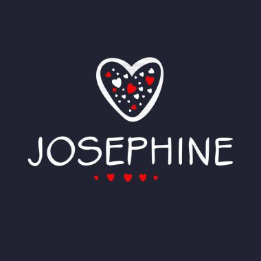 (Kaligrafi adı, Vektör illüstrasyonu.