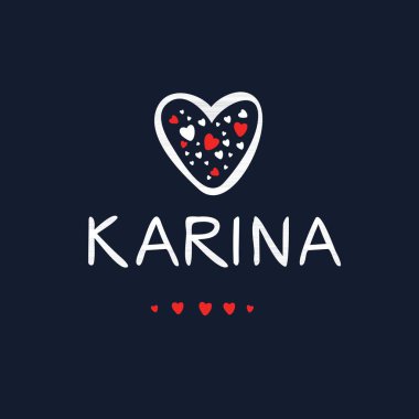 (Kaligrafi adı, Vektör illüstrasyonu.