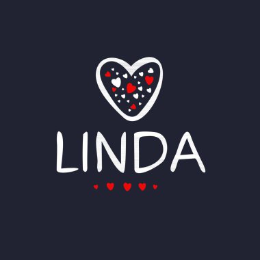 (Kaligrafi adı, Vektör illüstrasyonu.