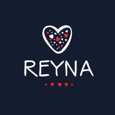 (Kaligrafi adı, Vektör illüstrasyonu.