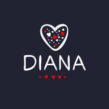 (Kaligrafi adı, Vektör illüstrasyonu.