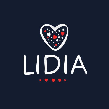 (Kaligrafi adı, Vektör illüstrasyonu.