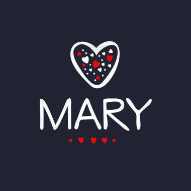 (Kaligrafi adı, Vektör illüstrasyonu.