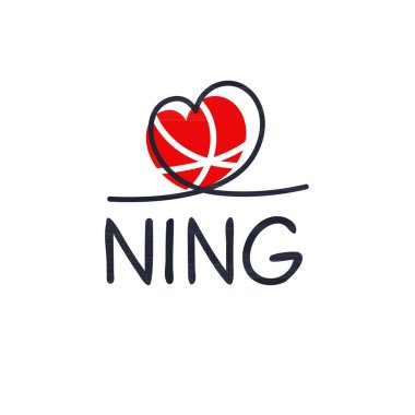 (Kaligrafi adı, Vektör illüstrasyonu.