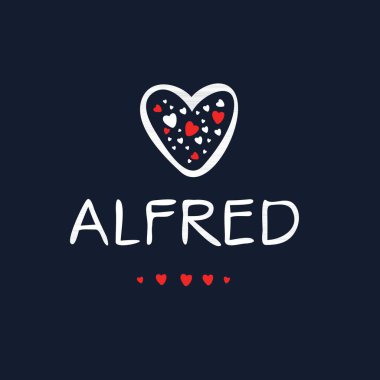 (Kaligrafi adı, Vektör illüstrasyonu.