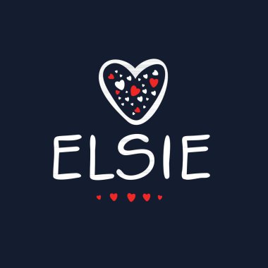 (Kaligrafi adı, Vektör illüstrasyonu.