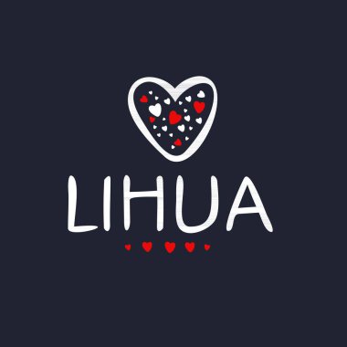 (Kaligrafi adı, Vektör illüstrasyonu.