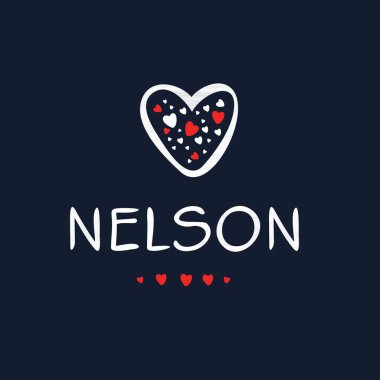 (Kaligrafi adı, Vektör illüstrasyonu.