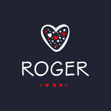 (Kaligrafi adı, Vektör illüstrasyonu.