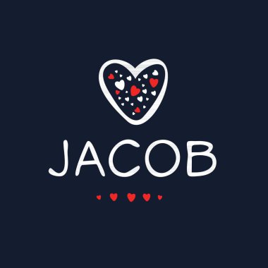 (Kaligrafi adı, Vektör illüstrasyonu.