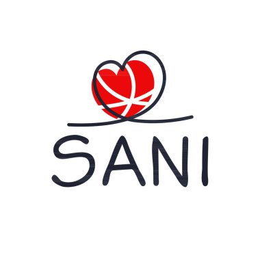 Yaratıcı (Sani) adı, Vektör illüstrasyonu.