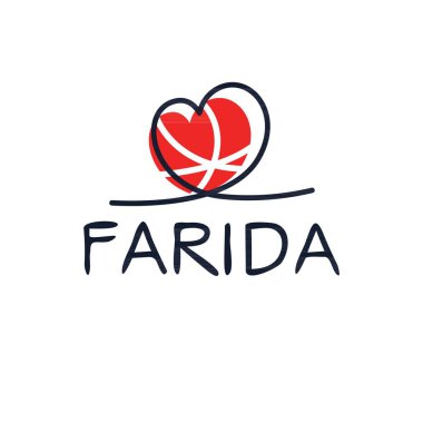 (Kaligrafi adı, Vektör illüstrasyonu.