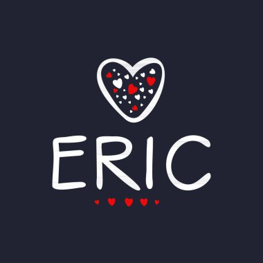 (İsim, Vektör illüstrasyonu.