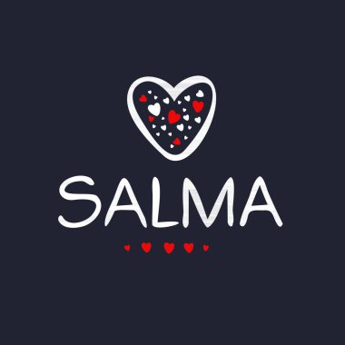 (İsim, Vektör illüstrasyonu.