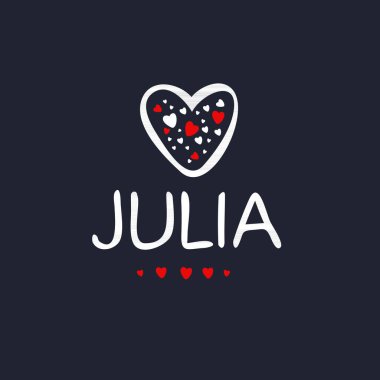 (İsim, Vektör illüstrasyonu.