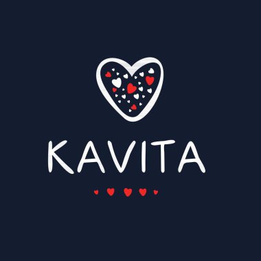 (Kavita adı, Vektör illüstrasyonu.