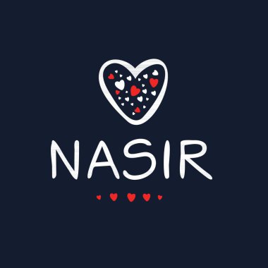 (İsim, Vektör illüstrasyonu.