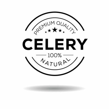 (Kereviz etiketi, vektör illüstrasyonu.