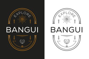 Bangui Tasarımı, Vektör illüstrasyonunu Keşfet.