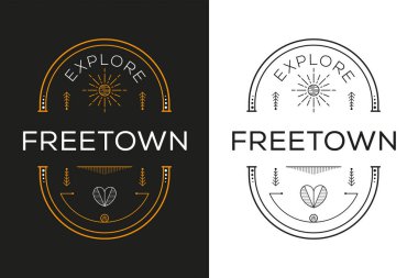 Freetown Tasarımı, Vektör illüstrasyonunu Keşfet.