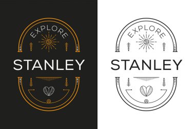 Stanley Tasarımı, Vektör illüstrasyonunu Keşfedin.
