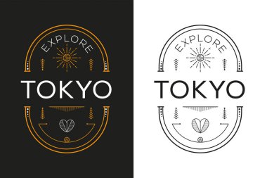 Tokyo Tasarımı, Vektör illüstrasyonunu Keşfedin.