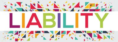 sorumluluk mesajı paneli, vektör illüstrasyonu.