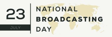 23 Temmuz 'da düzenlenen Ulusal Yayın Günü.