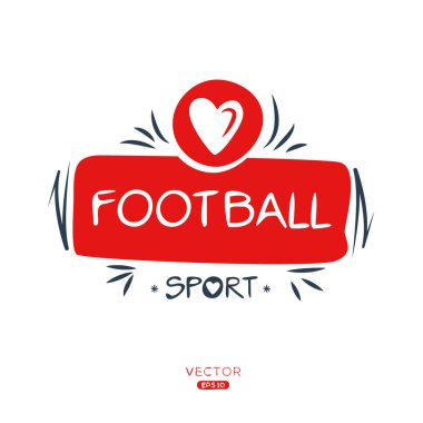 Futbol Spor Yapıştırması Tasarımı.
