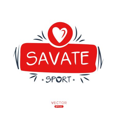 Savate Spor Yapıştırması Tasarımı.