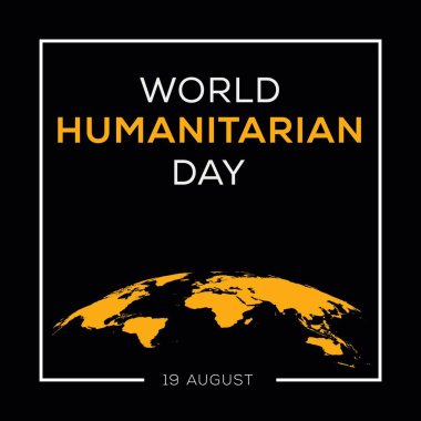 World Humanitarian Day, held on 19 August. clipart