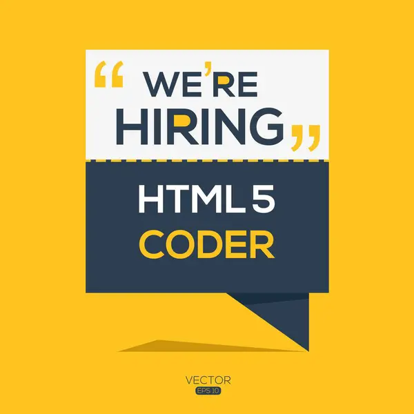 (HTML 5 Coder) Signo de advertencia, ilustración vectorial. 2024