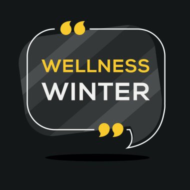 (Refah Kışı) Yaratıcı İşaret Tasarımı, vektör illüstrasyonu.