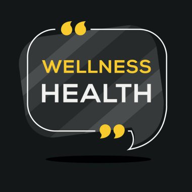 (Sağlıklı yaşam) Yaratıcı İşaret Tasarımı, vektör çizimi.