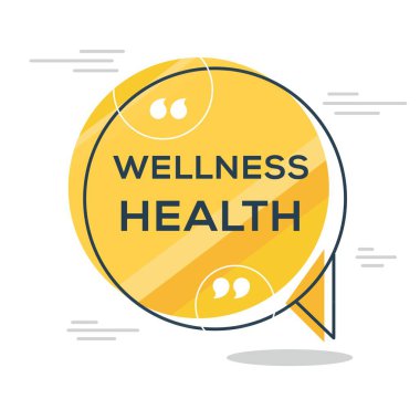 (Sağlıklı yaşam) Yaratıcı İşaret Tasarımı, vektör çizimi.