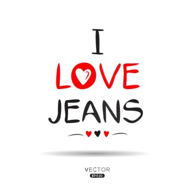 Jeans Creative etiket metin tasarımı, etiketler, tişörtler, davetiyeler ve vektör illüstrasyonları için kullanılabilir.