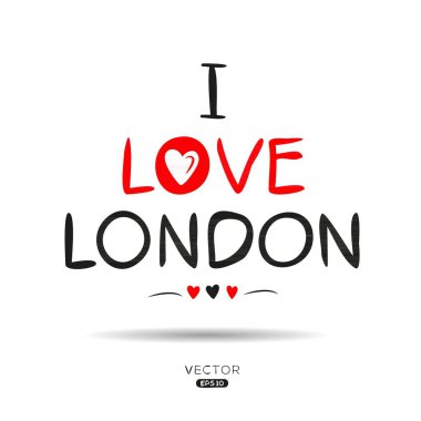 Londra Yaratıcı etiket metin tasarımı, etiketler, tişörtler, davetiyeler ve vektör illüstrasyonları için kullanılabilir.