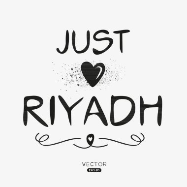 Riyad Creative etiket tasarımı, etiketler, tişörtler, davetiyeler ve vektör illüstrasyonları için kullanılabilir.