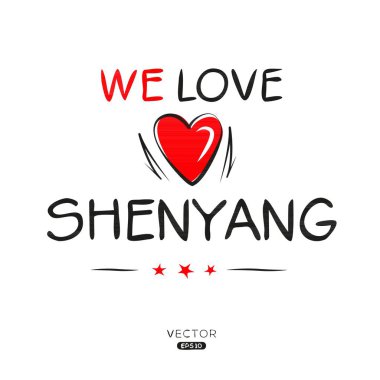 Shenyang Yaratıcı etiket tasarımı, etiketler, tişörtler, davetiyeler ve vektör illüstrasyonları için kullanılabilir..