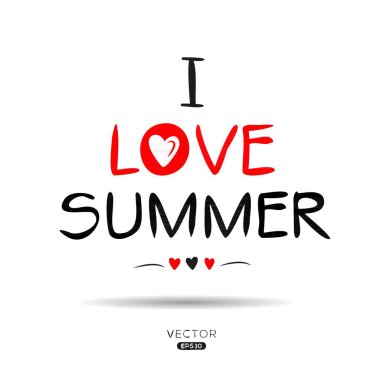 Yaz Yaratıcı etiket metin tasarımı, etiketler, tişörtler, davetiyeler ve vektör illüstrasyonları için kullanılabilir.