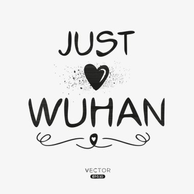 Wuhan Yaratıcı etiket tasarımı, etiketler, tişörtler, davetiyeler ve vektör illüstrasyonları için kullanılabilir. Vektör
