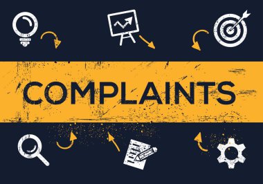 (Complaints) Design with Icons, Vector illustration. clipart