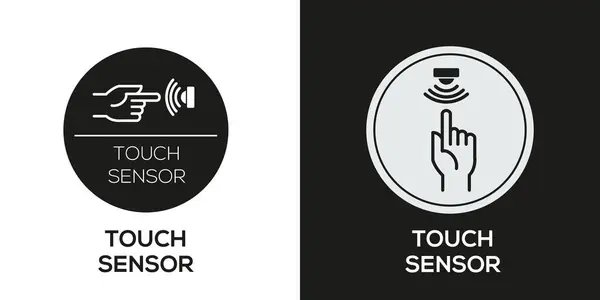 Sensör Simgesine dokun, Vektör işareti.