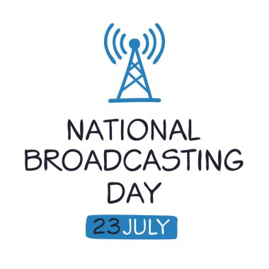 23 Temmuz 'da düzenlenen Ulusal Yayın Günü.