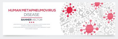 Human Metapneumovirus Disease banner design. clipart