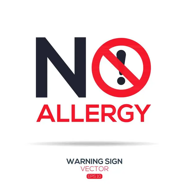 stock vector (Allergy) Warning sign, vector illustration.