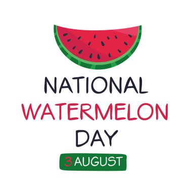 3 Ağustos 'ta düzenlenen Ulusal Karpuz Günü.